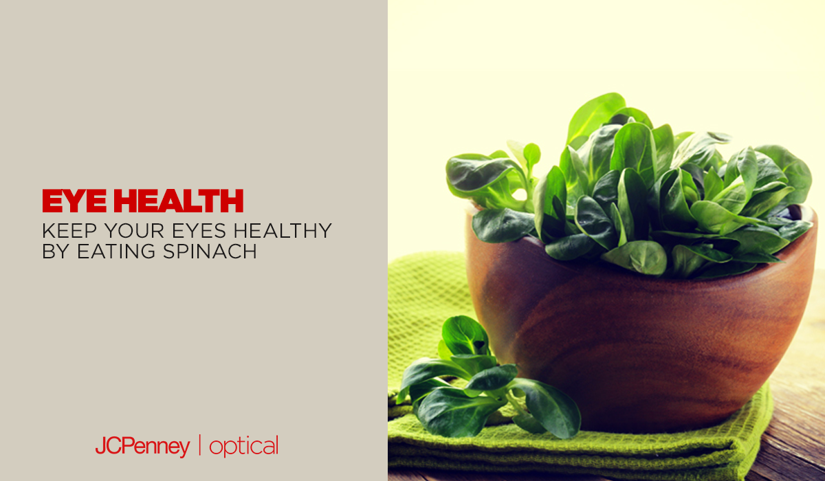 spinach can help improve eyesight