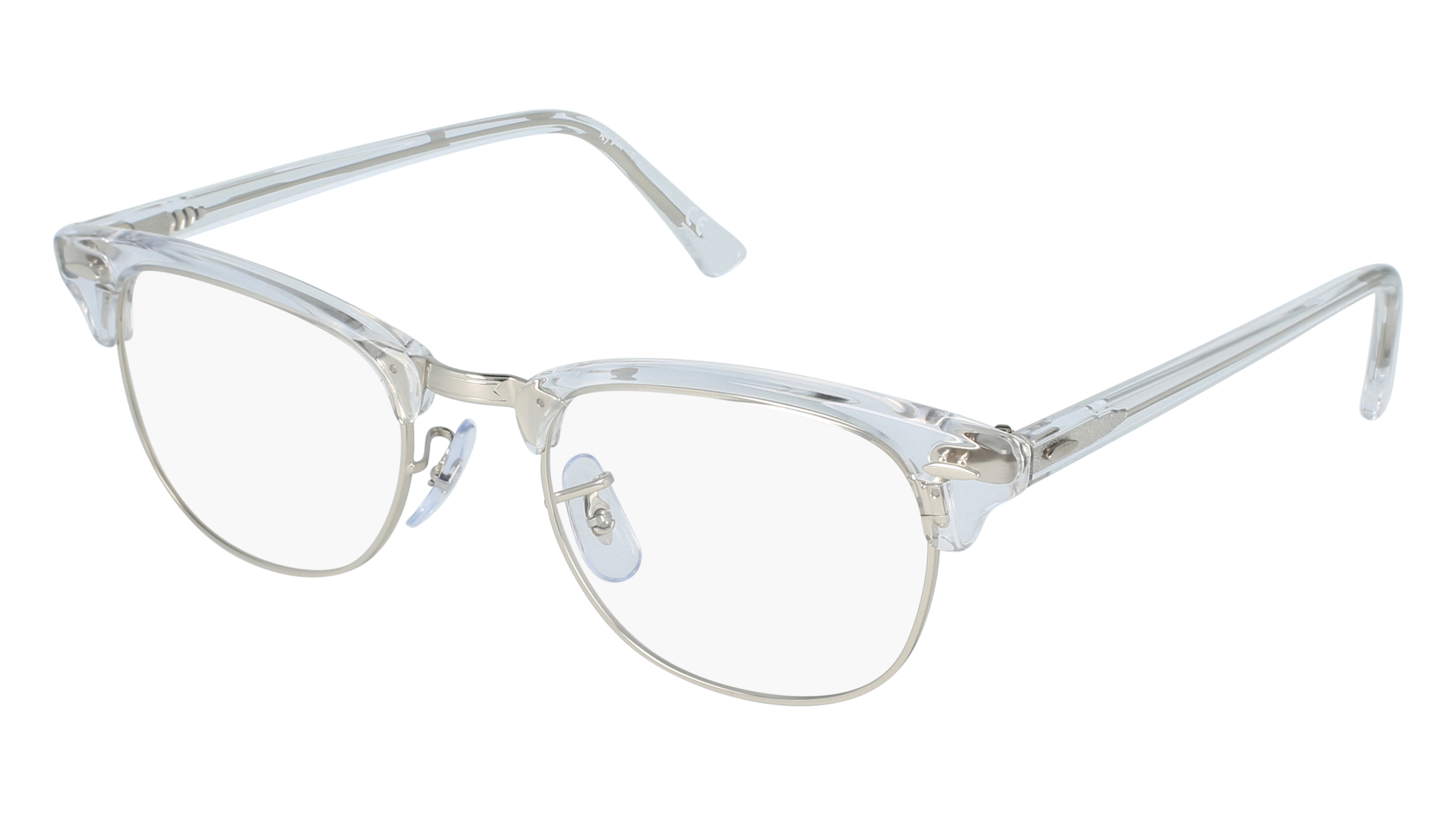 Rayban Rb 5154 White Transparent Unisex S Eyeglasses Jcpenney Optical