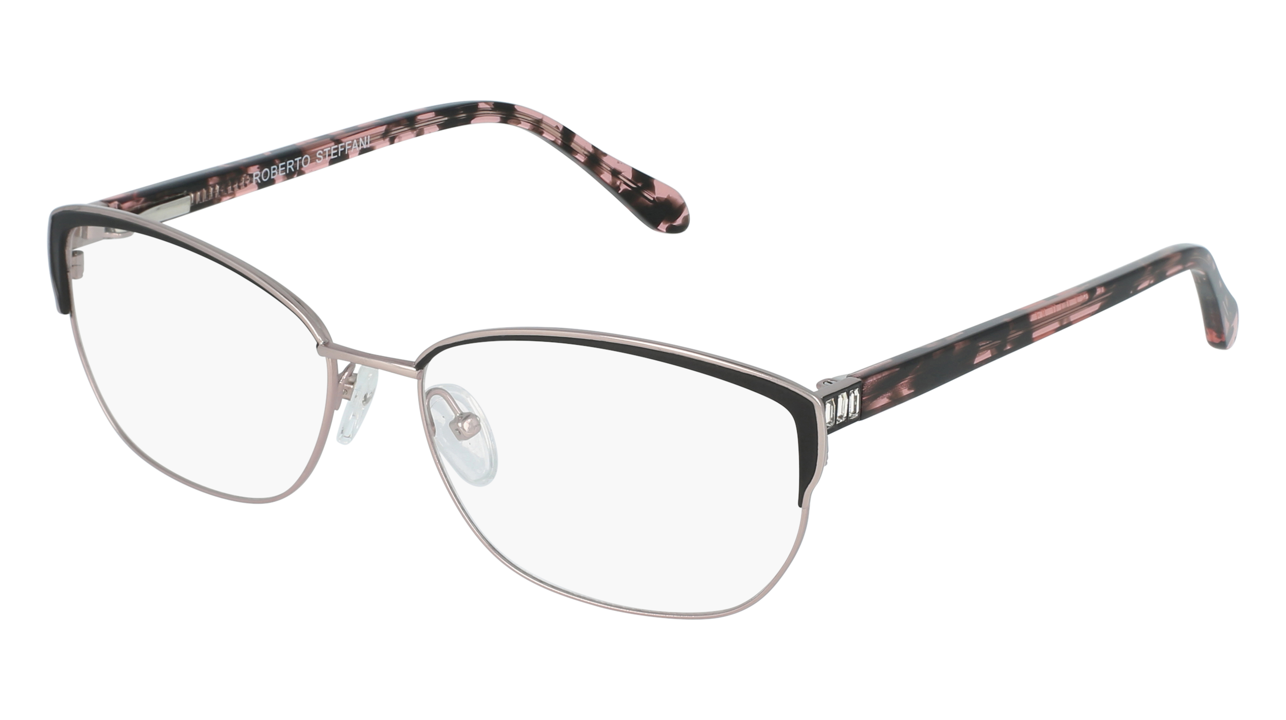 R RS 163 women's eyeglasses (from the side)